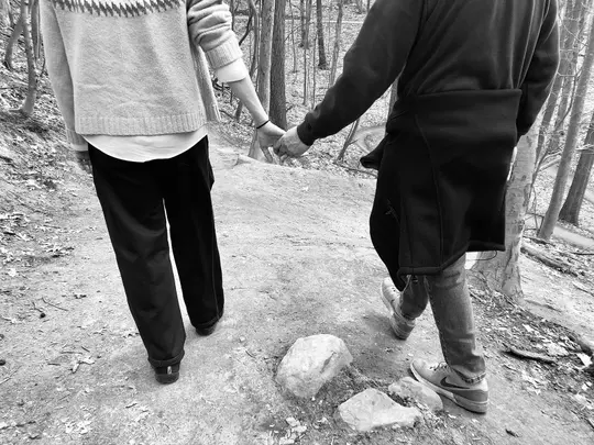 Quinn Melidona Photo - Parents Holding hands