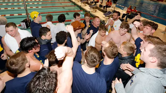 Men's Swimming and Diving Team Celebration Generic