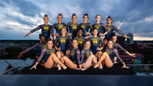 Women's Gymnastics Team Promo Photo