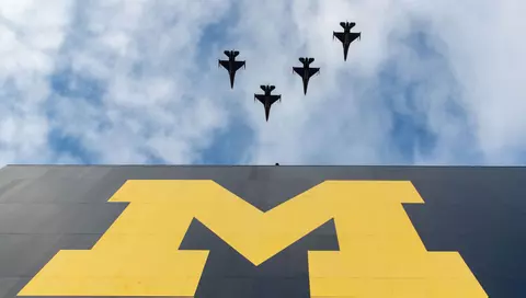 Big House Flyover 2018