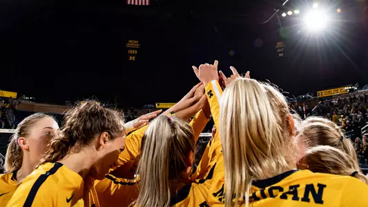 Volleyball Team Huddle Generic