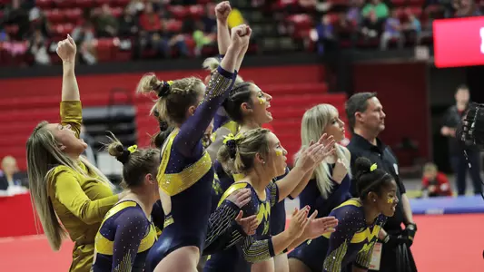 Women's Gymnastics Team Celebration Generic