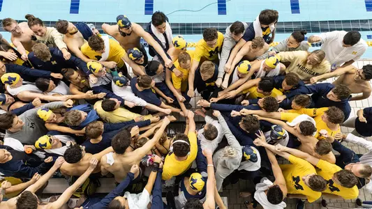 Swimming and Diving Group Huddle Generic