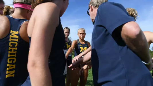 Women's Cross Country Team Huddle Generic
