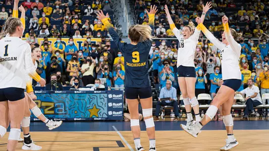 Volleyball Team Celebration Generic