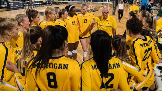 Volleyball Team Huddle Generic