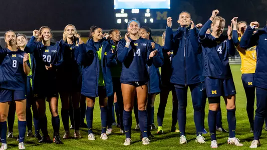 Women's Soccer Postgame Celebration Generic