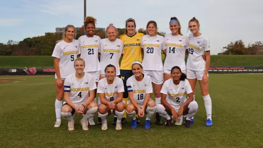 Women's Soccer 2021 Big Ten Tournament Team Photo (Ben Solomon/Big Ten Conference)