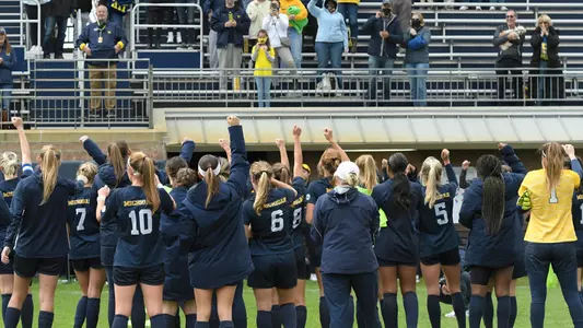 Women's Soccer Postgame Celebration Generic