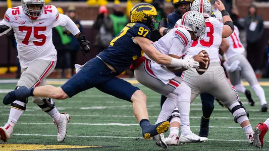 Aidan Hutchinson Ohio State sack