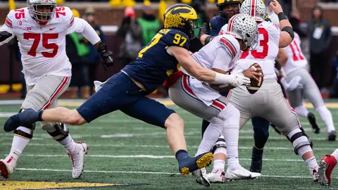 Aidan Hutchinson Ohio State sack