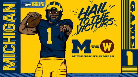 VS. WMU (SEPT. 4) // W, 47-14