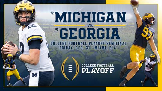 Michigan Football: College Football Playoff Bound - University of Michigan  Athletics