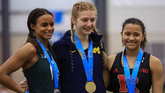 Jessica Mercier, center (Tim Phillis/Big Ten Conference)