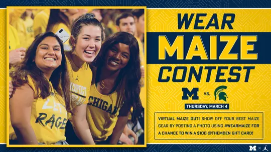 Men's Basketball Virtual Maize Out - Wear Maize