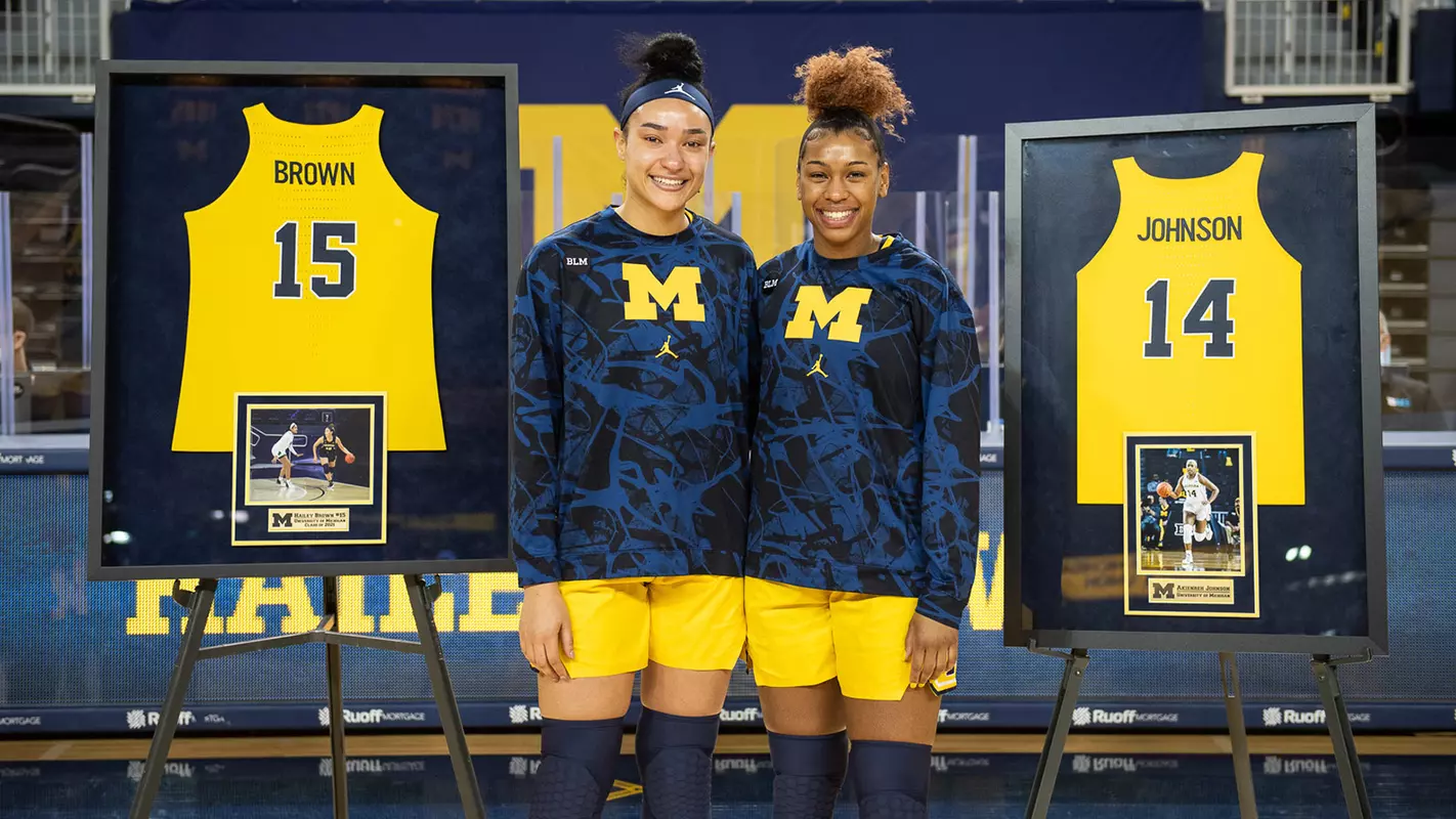 Hailey Brown (left), Akienreh Johnson (right)