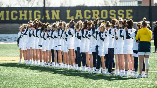 Women's Lacrosse Pregame Lineup Generic