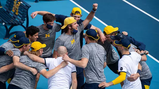 Men's Tennis Team Huddle Generic