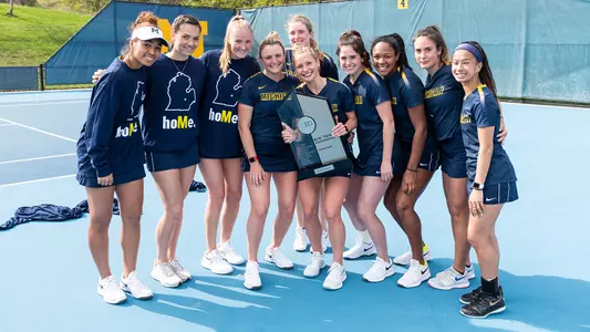 Women's Tennis 2020-21 Big Ten Champions Team Photo