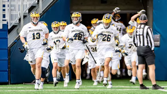 Men's Lacrosse Pregame Out of Tunnel Generic
