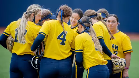 Softball Team Huddle Generic