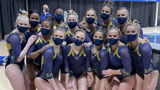 Women's Gymnastics 2021 NCAA Regionals Team Photo (no credit)