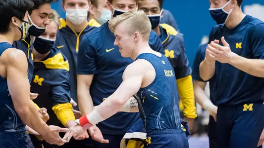 Men's Gymnastics Celebration