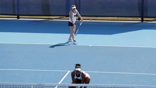 Chiara Lommer (serving), Jaedan Brown (no credit)