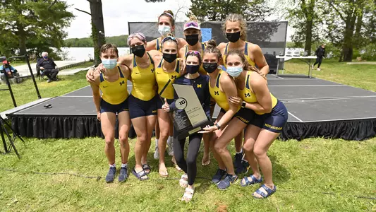 Rowing 2021 B1G Championships 1V8 Rowers (Marc Lebryk/Big Ten Conference)