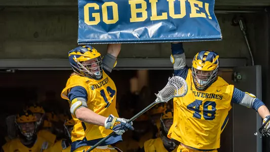 Men's Lacrosse Pregame Out of Tunnel Generic