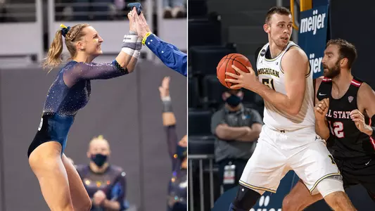 Abby Brenner (left) and Austin Davis