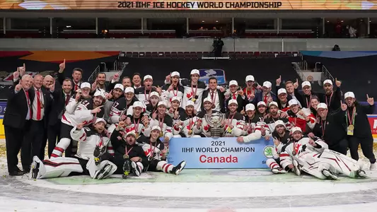 Ice Hockey Team Canada 2021 IIHF World Championship Team Photo