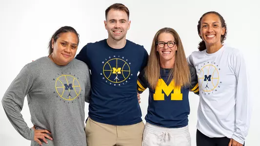 From left: Val Nainima, Harry Rafferty, Kim Barnes Arico, Carrie Moore
