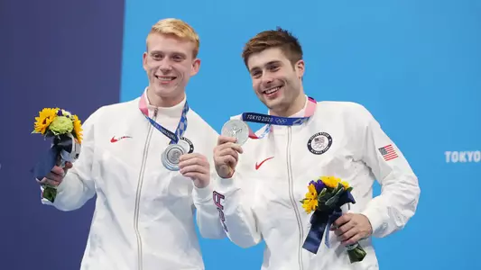 Michael Hixon (right) with Andrew Capobianco