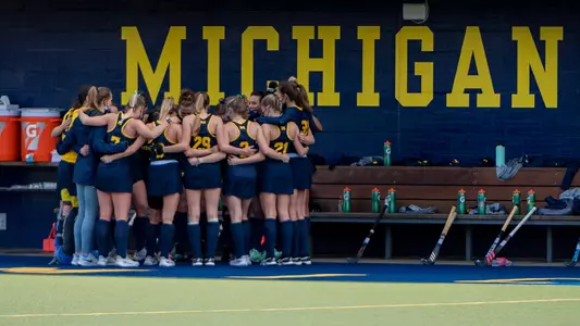 Field Hockey Team Huddle Generic