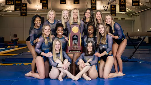 Women's Gymnastics 2021 NCAA Champions Team Photo