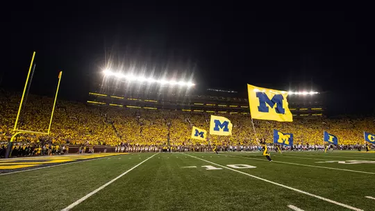 Maize Flags at Football Generic