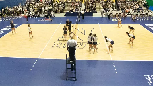 Volleyball at Navy Generic (U-M Athletic Communications)