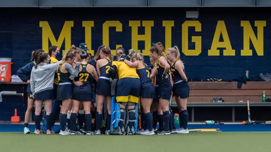 Field Hockey Team Huddle Generic