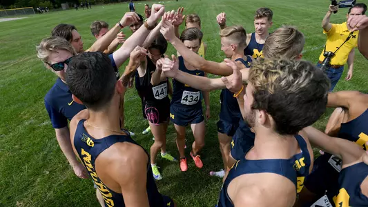 Men's Cross Country Team Huddle Generic