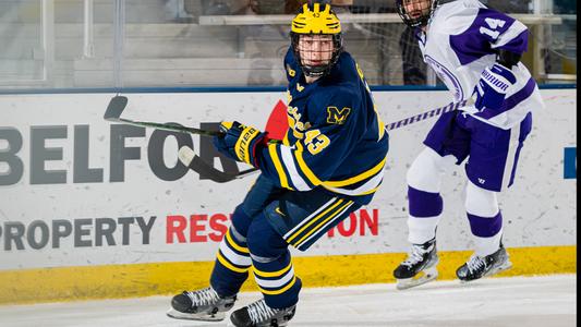Hockey Rolls Deep for Luke Hughes and His Family, Michigan Hockey