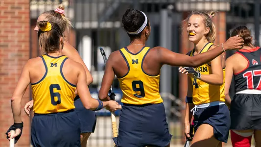 Field Hockey Team Celebration