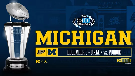 Michigan Monday: Big Ten Championship Game (Story)
