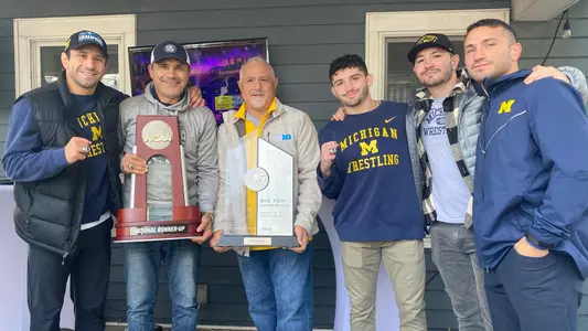 The Wrestling Amines, from left: Myles, Mike Sam , Cameron, Jordan and Malik