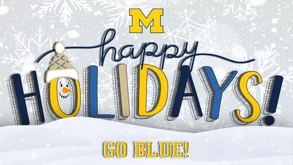 Happy Holidays from Michigan Athletics