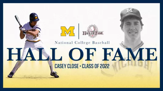 Casey Close College Hall of Fame Graphic