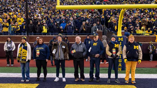 2022 Michigan Athletics Hall of Honor Inductees Honored at Nebraska game