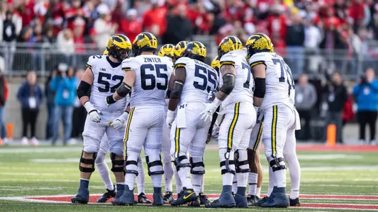 Michigan Football offensive line at Ohio State 2022