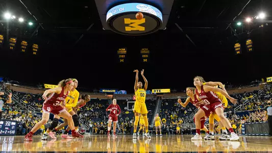 Hillmon Free Throw Indiana Crisler Center
