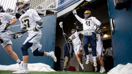 Men's Lacrosse Out of the Tunnel